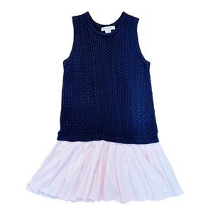 Brooks Brothers Sweater Pleated Dress